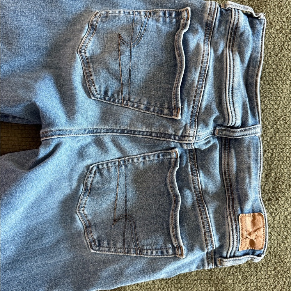 American Eagle Outfitters Light Blue High Rise Jeans